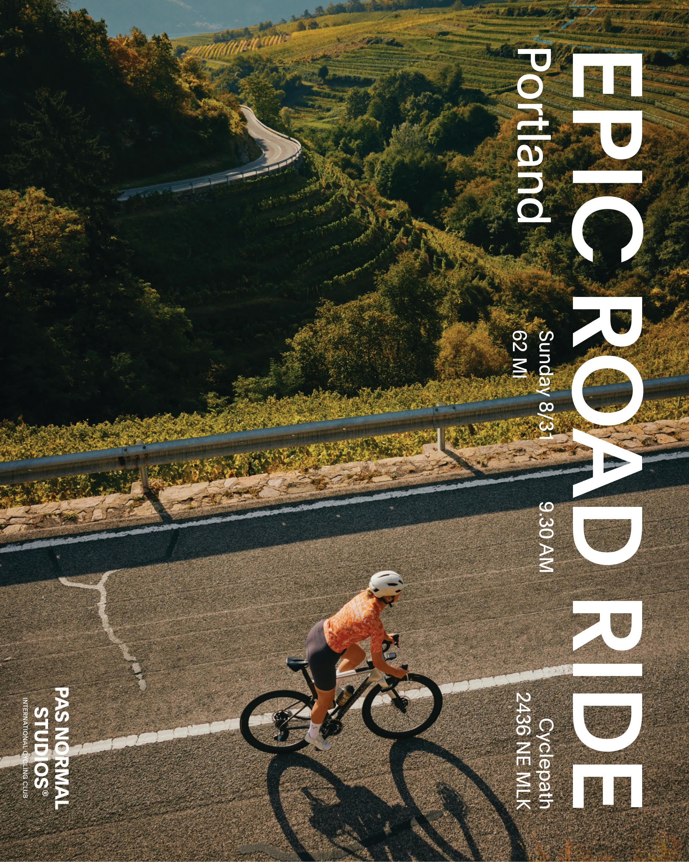 8/31: Pas Normal Road Ride - Cyclepath PDX
