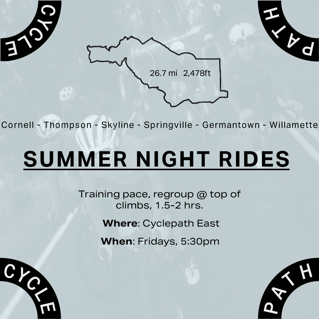 Friday Night Group Rides - Cyclepath PDX