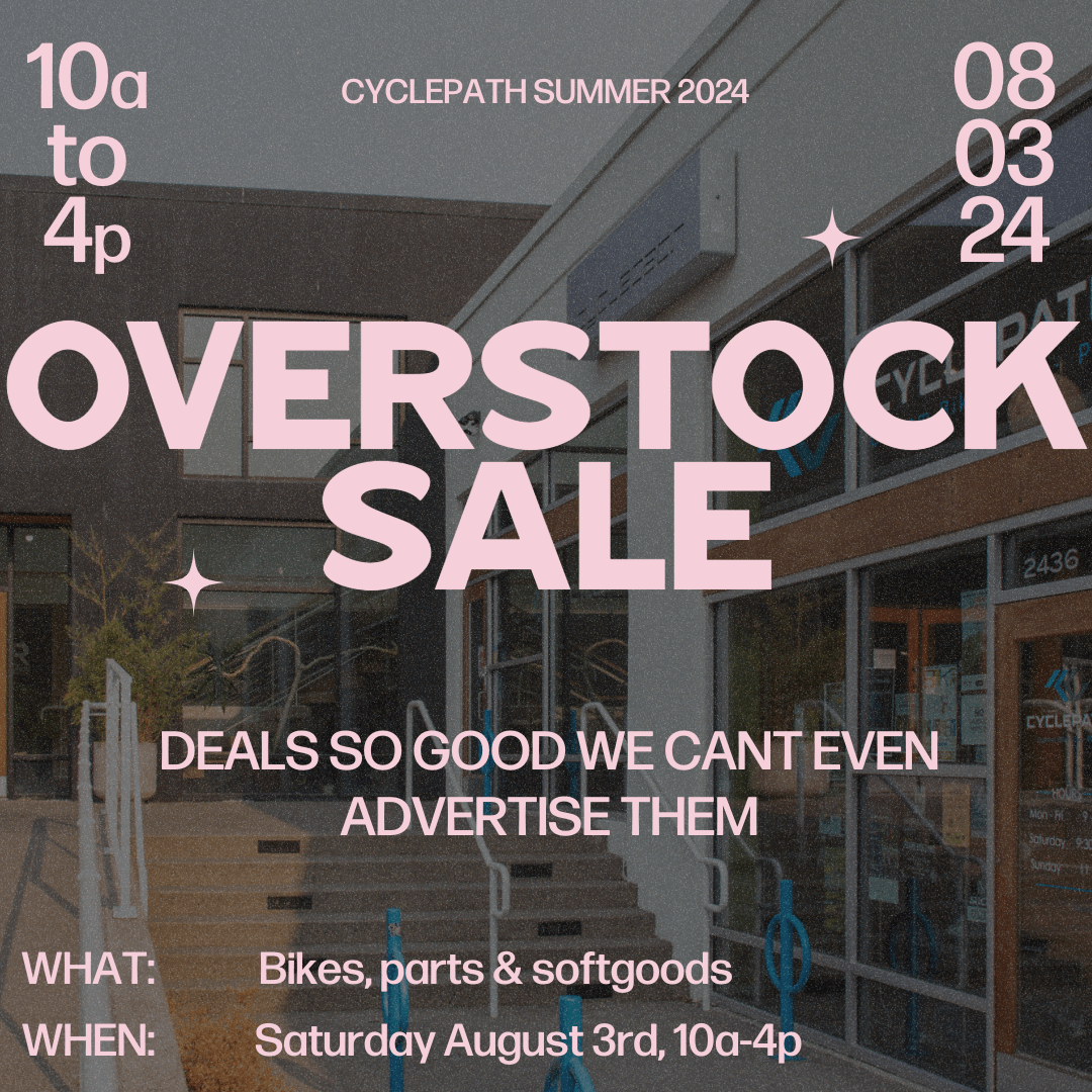 Overstock Sale - Cyclepath PDX
