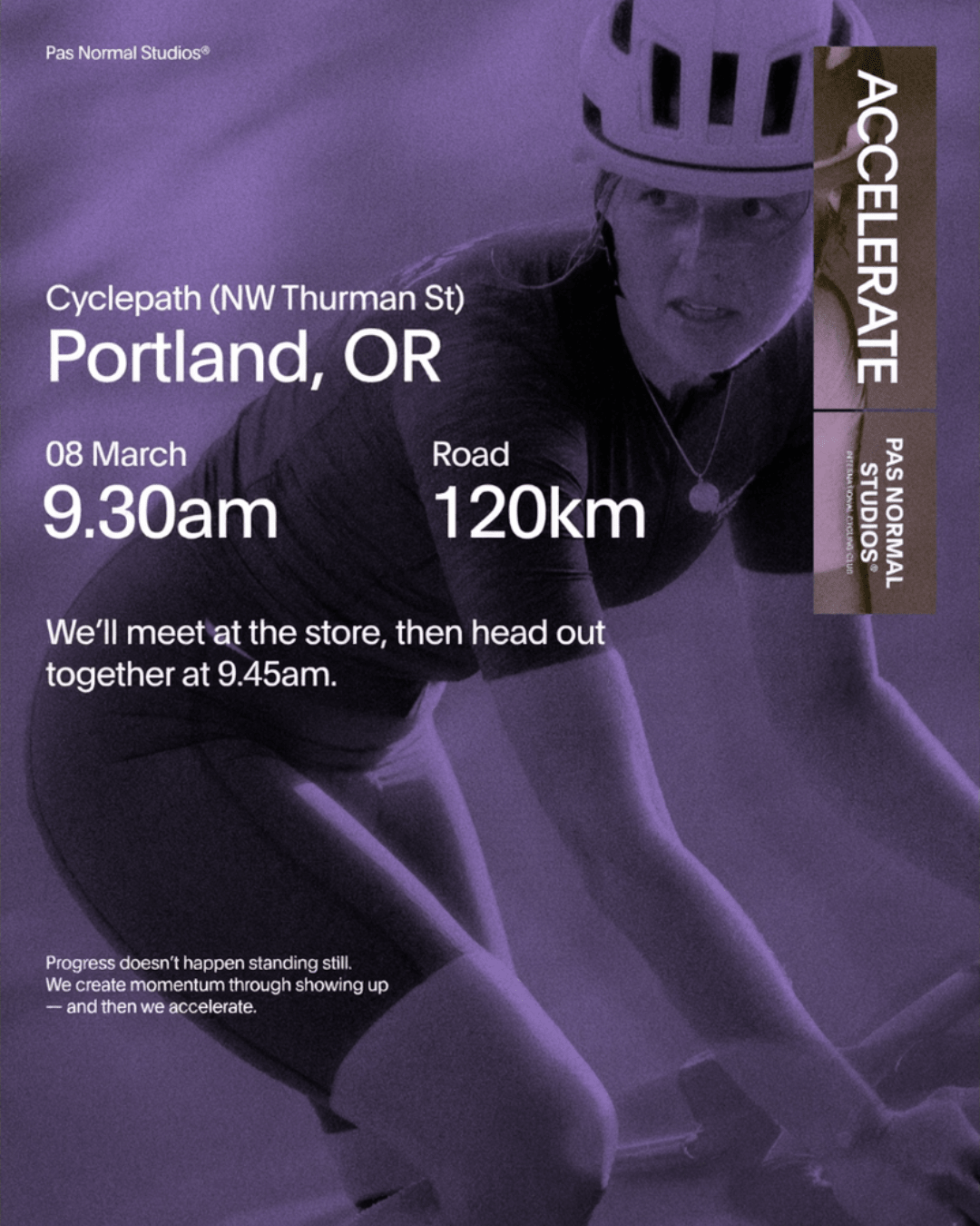 Pas Normal Studios Accelerate Ride on International Women's Day - Cyclepath PDX