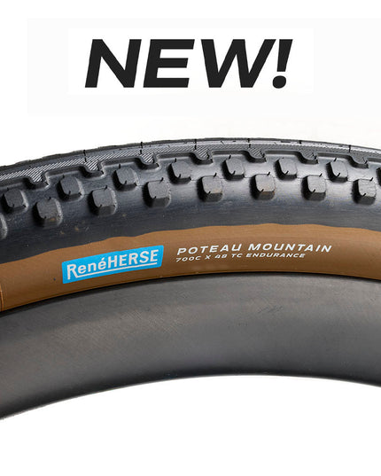 Rene Herse - 700C X 48 Poteau Mountain TC Semi - Slick - RF748TC-AX-SS-CPGK - Cyclepath PDX