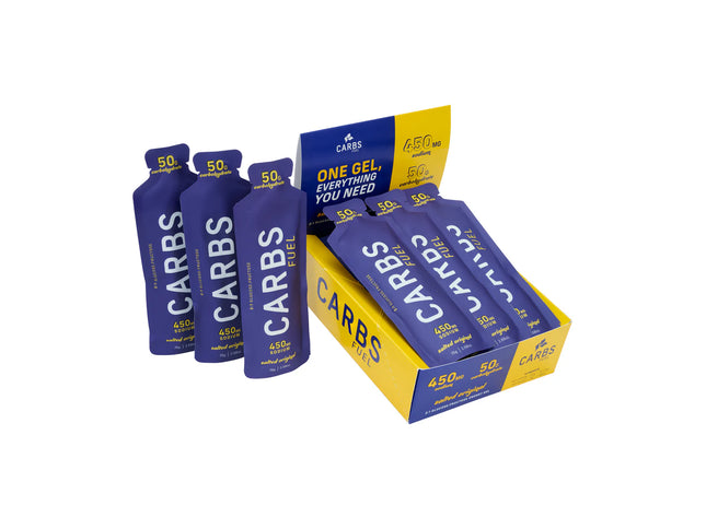 Carbs Fuel Box of 12 Salted Original 50g Energy Gel