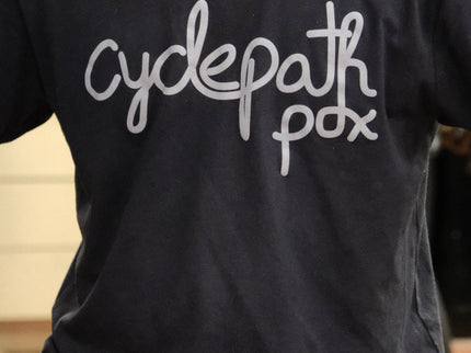 Cyclepath Artist Series Tee: BicycleCrumbs Edition Black