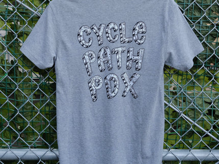 Cyclepath Artist Series Tee: Notchas Edition Grey