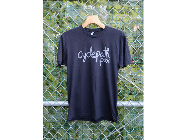 Cyclepath Artist Series Tee: BicycleCrumbs Edition Black