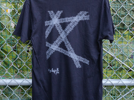 Cyclepath Artist Series Tee: BicycleCrumbs Edition Black