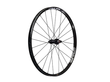 Enve M5 Black bicycle wheel on a white background