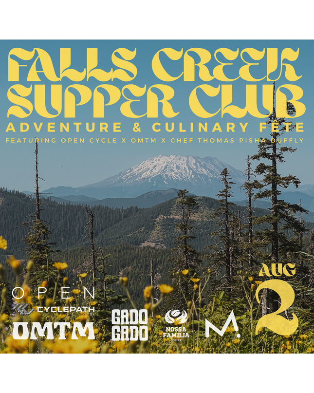 August 2nd: Falls Creek Supper Club - Open Demo Reservation