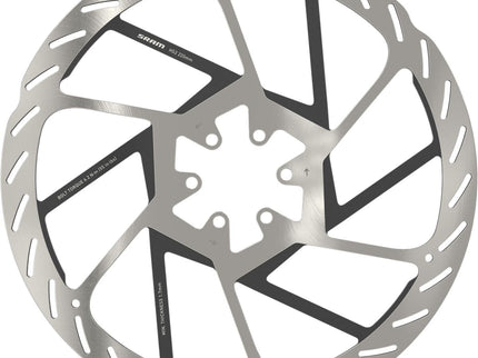 SRAM Rotor HS2 180mm 6-bolt (includes Steel rotor bolts) Rounded