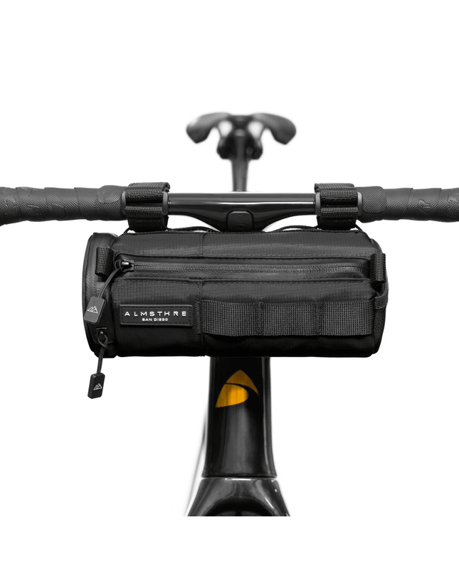 Almsthre-Almsthre Compact Bar Bag | Midnight Black-ALM200-Cyclepath PDX