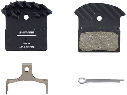 Shimano J05A-RF Resin Brake Pad & Spring  Finned Alloy Plate