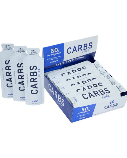 Carbs Fuel - Carbs Fuel Box of 18 Original 50g Energy Gels - CF-50-G-18 - Cyclepath PDX
