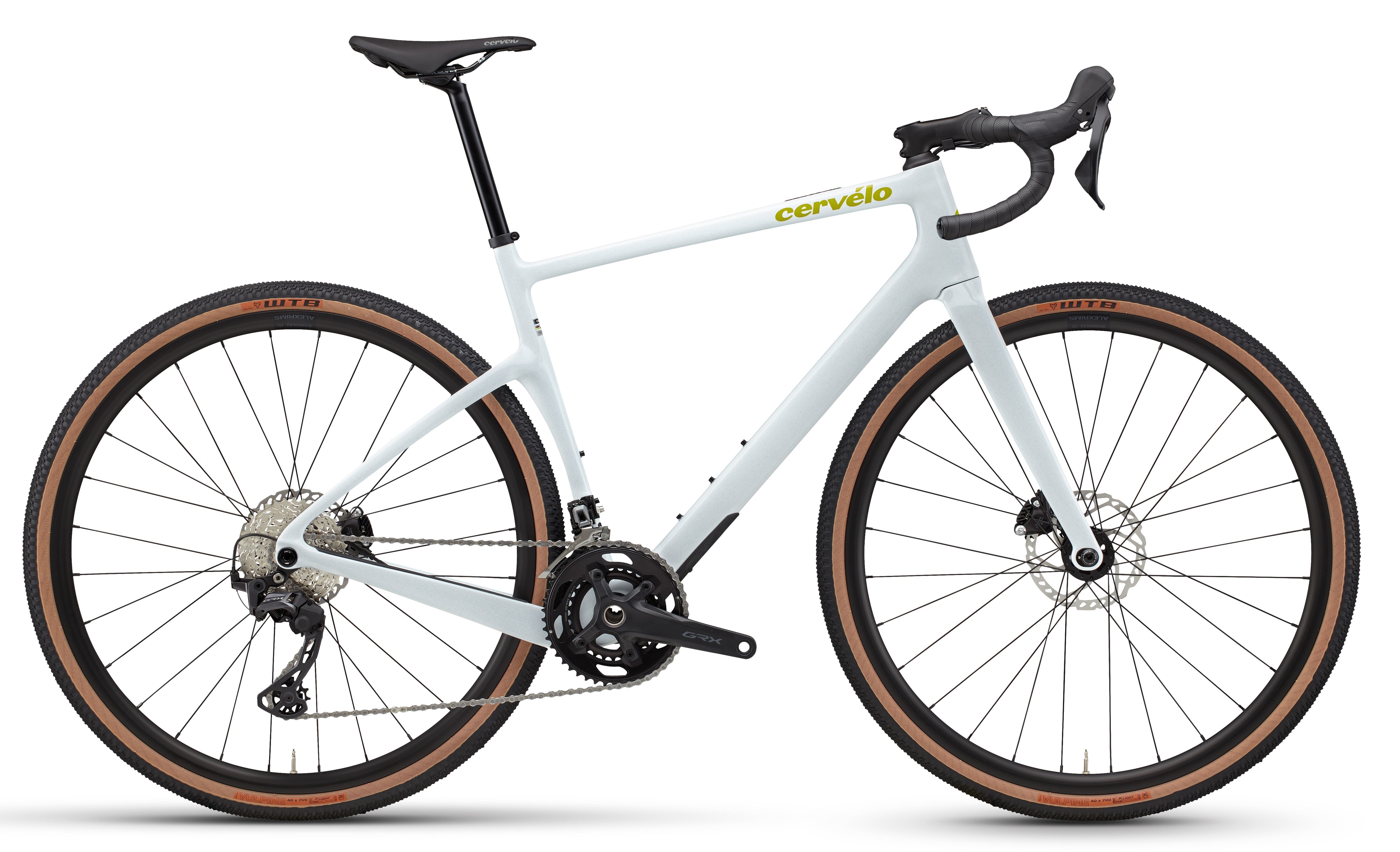 2x gravel bike Cervélo Áspero Gravel Bike Shimano GRX 610 1x12V White
