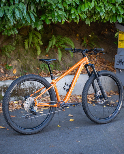 Salsa-Consignment Salsa Timberjack- Small - Orange-210000082380-Cyclepath PDX-Bikes - Analog Bikes - MOUNTAIN
