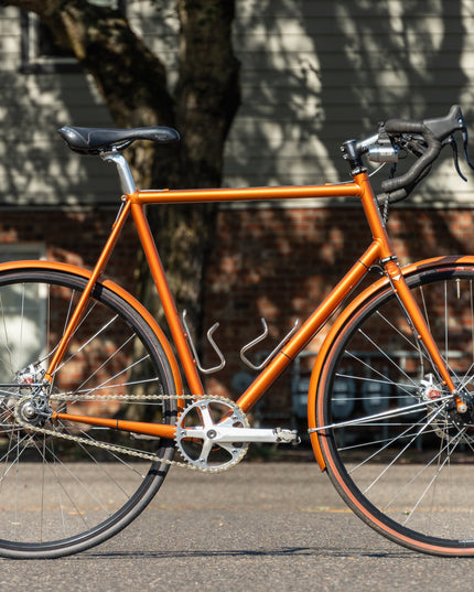 Vanilla Cycles - Consignment Vanilla Single Speed w/ Dynamo (Custom Geo) Burnt Orange - 210000073118 - Cyclepath PDX