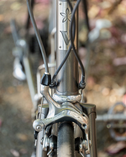 Vanilla Cycles - Consingment Vanilla Breakaway Road Bike (Custom Geo) Silver Shimano 105 w/ Case - 210000073121 - Cyclepath PDX