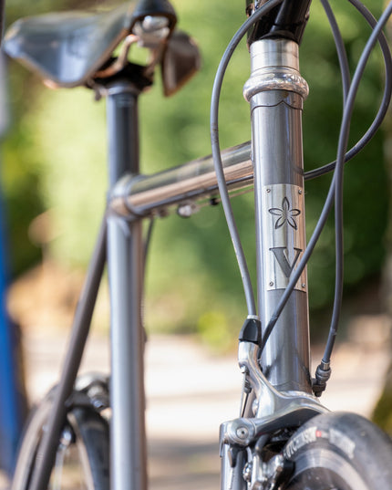 Vanilla Cycles - Consingment Vanilla Breakaway Road Bike (Custom Geo) Silver Shimano 105 w/ Case - 210000073121 - Cyclepath PDX