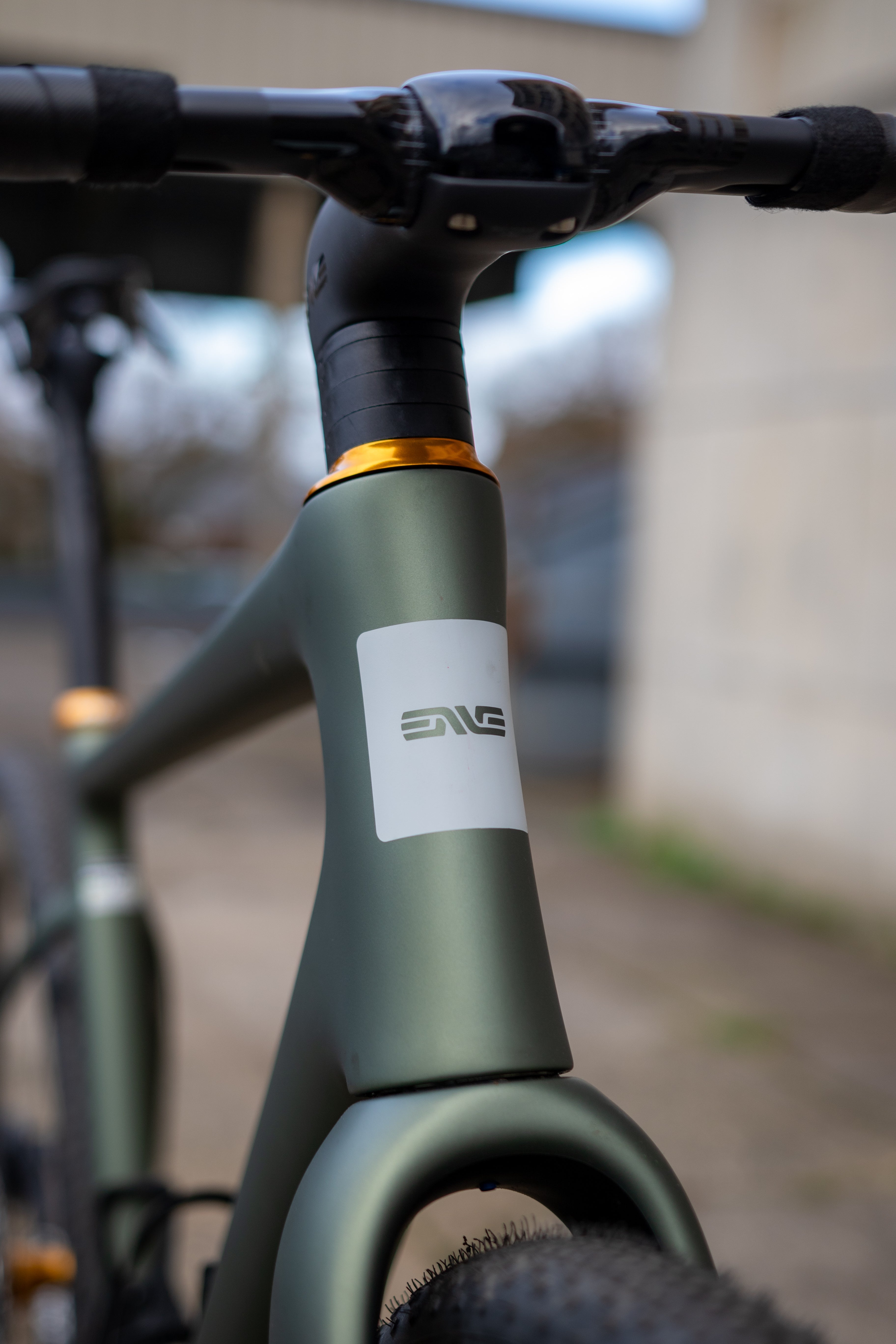 gravel bike 56 cm Custom Enve MOG Force XPLR 56cm Topo Green
