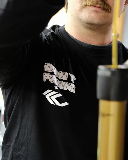 Oregon Screen Impressions - Cyclepath Artist Series: Don't Panic Long Sleeve T-Shirt - 210000069314 - Cyclepath PDX