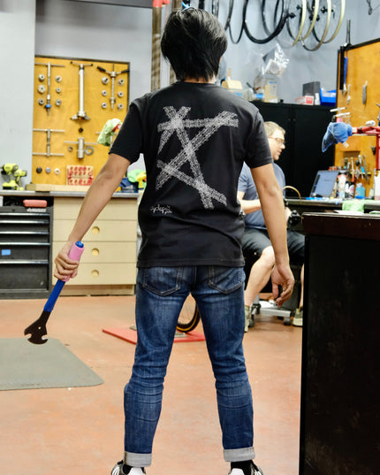 Cyclepath PDX - Cyclepath Artist Series Tee: BicycleCrumbs Edition Black - 210000064587 - Cyclepath PDX