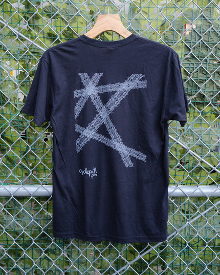 Cyclepath PDX - Cyclepath Artist Series Tee: BicycleCrumbs Edition Black - 210000064587 - Cyclepath PDX