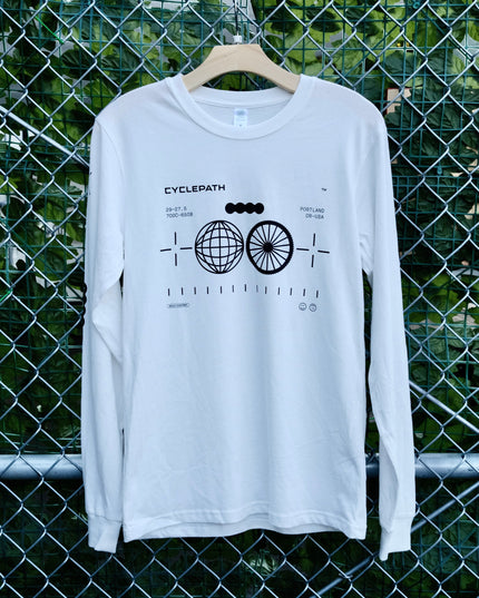 Cyclepath PDX - Cyclepath Artist Series Tee: Doov Edition LS - 210000069553 - Cyclepath PDX