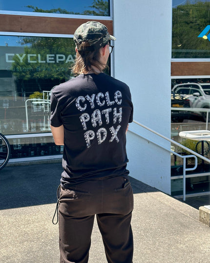 Cyclepath PDX - Cyclepath Artist Series Tee: Notchas Edition Black - 210000063434 - Cyclepath PDX