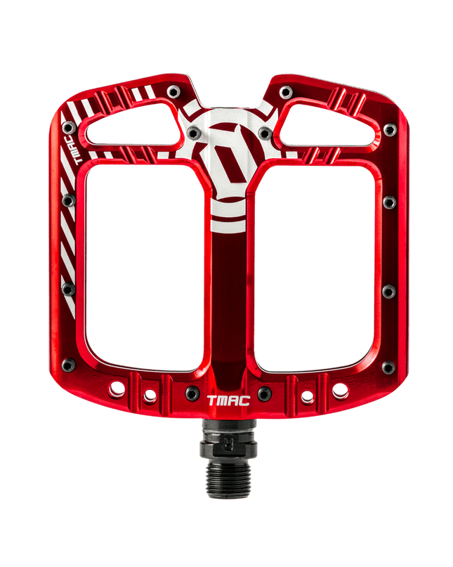 Deity Components - Deity Components TMAC Pedals Red - 26-TMAC-RED - Cyclepath PDX
