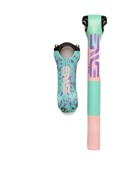 ENVE - ENVE x Save The Postal Service Edition: 400mmx0 | 100 Mint Grn/Lt Pink / Purple - 210000064805 - Cyclepath PDX