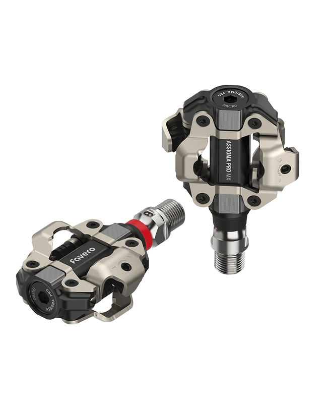Favero-Favero Assioma Pro MX-1 Single Sided Power Pedals SPD-773-10-01-Cyclepath PDX-Components - Power Meters - Power Pedals