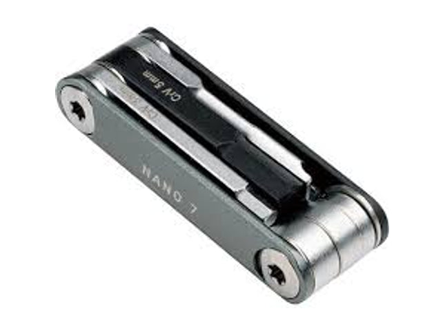 Topeak Nano 7 Multi-Tool, 7 Functions, Black