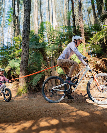 Kids Ride Shotgun-Kids Ride Shotgun Shotgun MTB Tow Rope Orange-KRS-TOW-RPOR-01-Cyclepath PDX