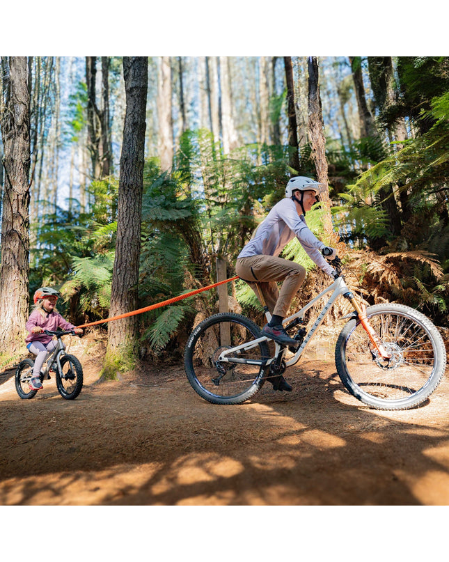 Kids Ride Shotgun-Kids Ride Shotgun Shotgun MTB Tow Rope Orange-KRS-TOW-RPOR-01-Cyclepath PDX