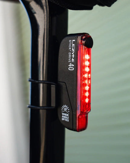 Lezyne-Lezyne STICK+ DRIVE REAR-1-LED-33R-V204-Cyclepath PDX-Accessories - Lights & Light Accessories