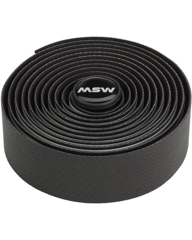 MSW - MSW HBT - 300 Anti - Slip Gel+ Bar Tape Black - VLT-079D2SG-01 - Cyclepath PDX