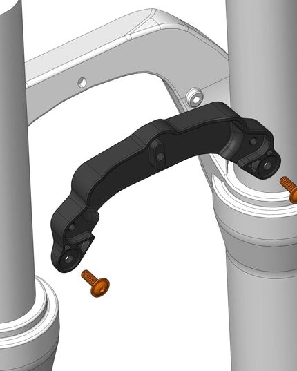 Mudhugger - Mudhugger EVO Bolt - On Adapter Kit - DVO Onyx SC - DVOadapterKIT - Cyclepath PDX