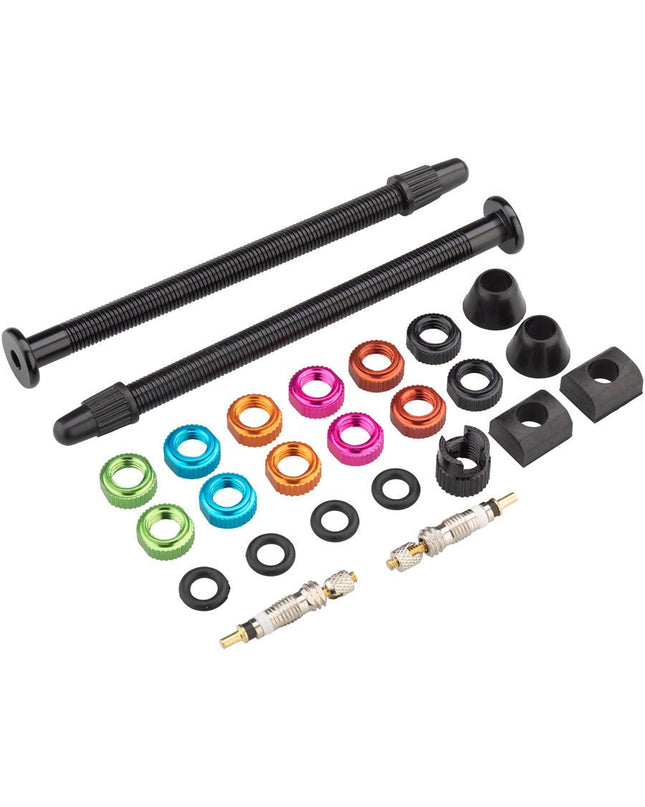 Orange Seal - Orange Seal Versa Valve Tubeless Valve Stem, 80mm, Pair - 60503 - Cyclepath PDX