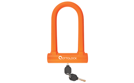 Ottolock - Ottolock SIDEKICK Compact U - Lock Stealth Orange - 900013 - Cyclepath PDX