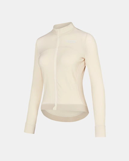 Pas Normal Studios - Pas Normal Essential Long Sleeve Jersey Off White Women's - WJ0217I3452 - Cyclepath PDX