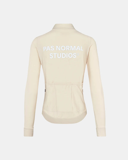 Pas Normal Studios - Pas Normal Essential Long Sleeve Jersey Off White Women's - WJ0217I3452 - Cyclepath PDX