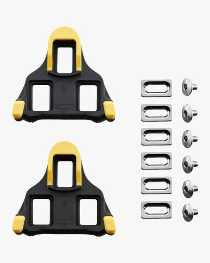 Shimano - Shimano SPD - SL SH11 Yellow Road Cleat | 6D - ISMSH11 - Cyclepath PDX