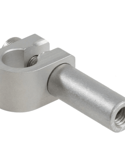 SimWorks-Shovel Research Light Mount for Nitto Adjustable Rack Struts | Silver (Raw)-SRLM7-1S-Cyclepath PDX