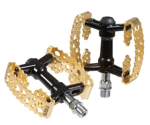 SimWorks Tiny Bubbly Pedal - Gold 2024 Limited – Cyclepath PDX