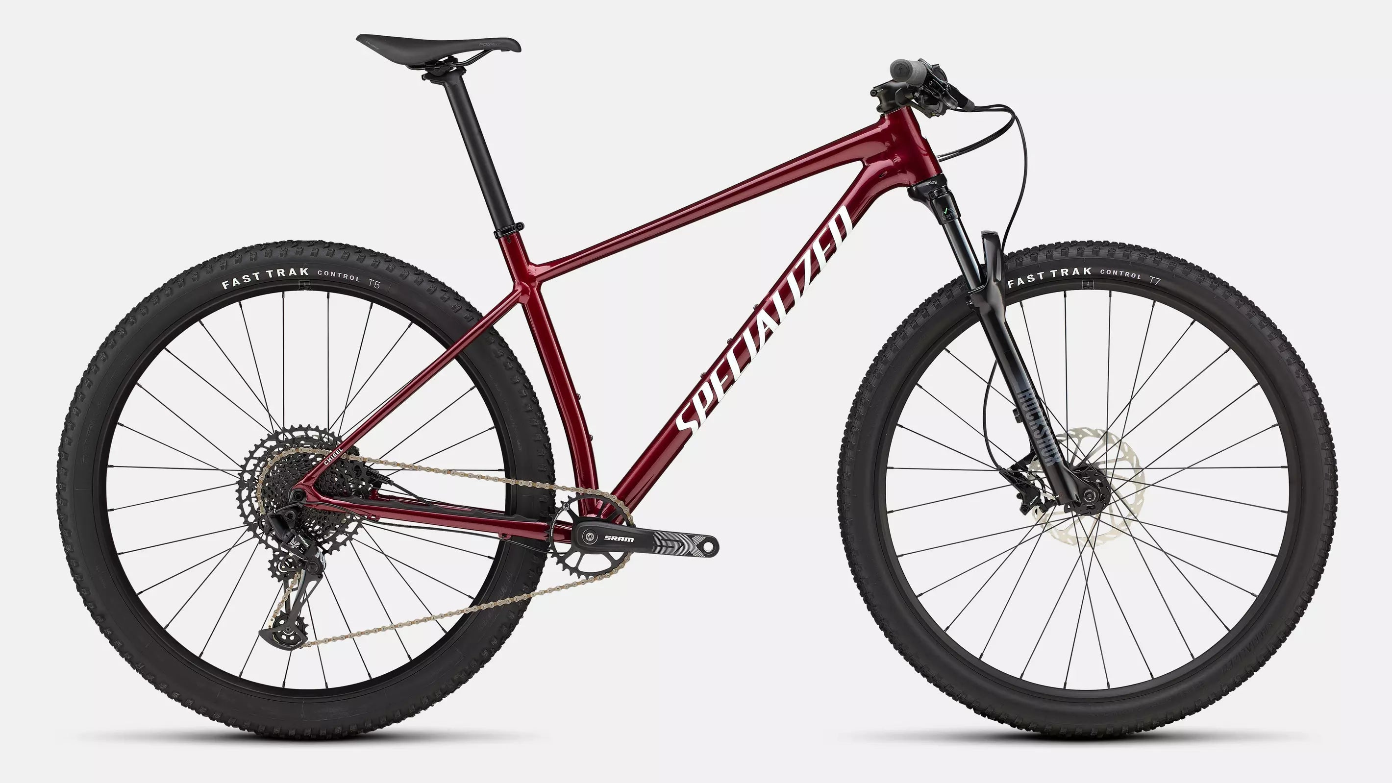 Specialized Chisel Hardtail, Gloss MAROON / ICE PAPAYA XL