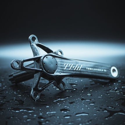 THM - Carbones - THM Clavicula SE Compact Crankset with Powermeter 170mm Matte - 10503102PM - Cyclepath PDX