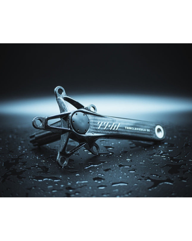 THM - Carbones - THM Clavicula SE Compact Crankset with Powermeter 170mm Matte - 10503102PM - Cyclepath PDX