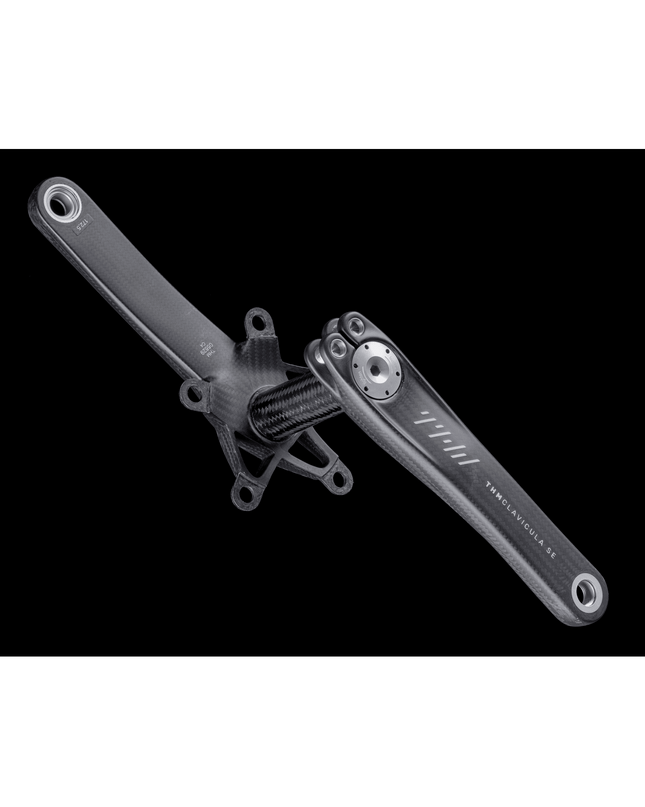 THM - Carbones - THM Clavicula SE Compact Crankset with Powermeter 170mm Matte - 10503102PM - Cyclepath PDX