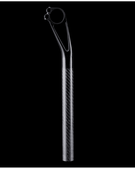 THM - Carbones - THM Mandibula Seatpost 400mm Natural Carbon - 10902000 - Cyclepath PDX