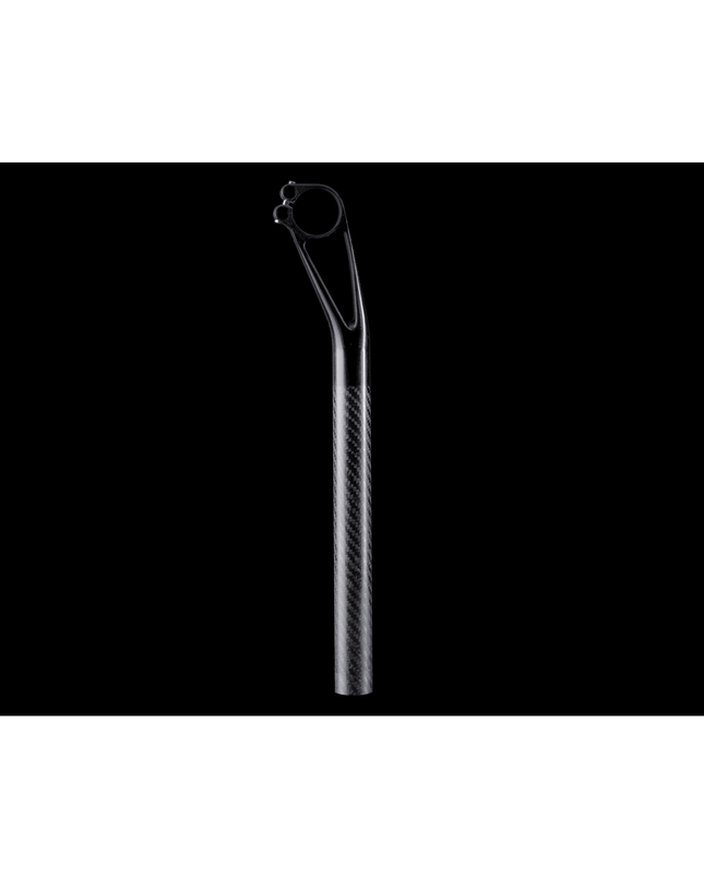 THM - Carbones - THM Mandibula Seatpost 400mm Natural Carbon - 10902000 - Cyclepath PDX