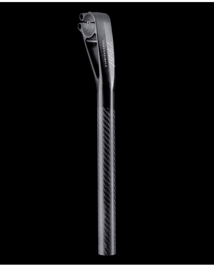 THM - Carbones - THM Mandibula Seatpost 400mm Natural Carbon - 10902000 - Cyclepath PDX
